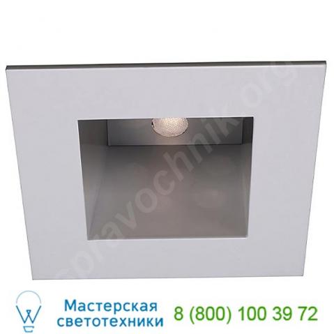 Hr-led451-bk/bn wac lighting 4 inch ledme - open reflector square trim - led451, светильник