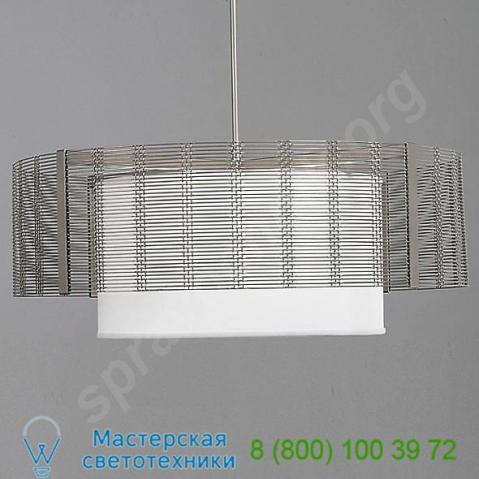 Downtown mesh drum chandelier with shade light chb0020-38-fb-sh-001-e2 hammerton studio, светильник
