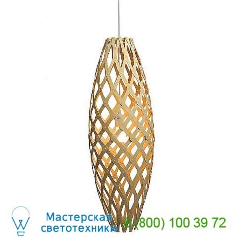 Hin-1400-blk-blk david trubridge hinaki led pendant light, светильник