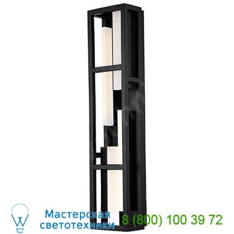 Memory led wall sconce modern forms ws-56827-bk, настенный светильник
