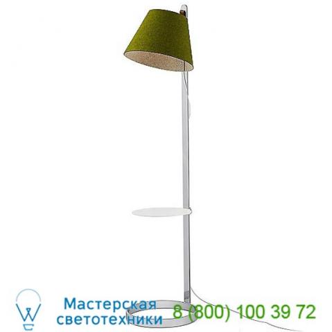 Lana floor lamp pablo designs lana flr stn/gry crm w/ped, светильник