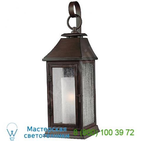 Shepherd narrow outdoor wall sconce feiss ol10600dwz, уличный настенный светильник