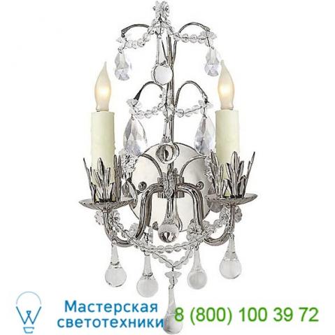 Hannah 2-light wall light sk 2008hab visual comfort, настенный светильник бра