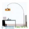 &amp;'costa  steel arc floor lamp (golden yellow) - open box return, светильник