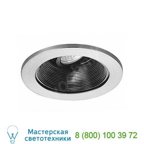 4 inch low voltage step baffle trim - 35 degree adjustment from vertical - hr-8411  wac lighting