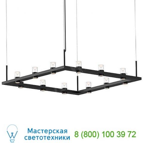 Sonneman lighting 20qks04b intervals square led pendant light, светильник