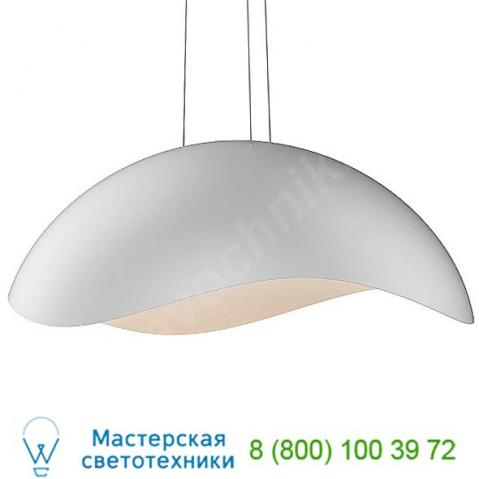 Sonneman lighting ob-2674. 03w waveforms led pendant light (satin white/whte in/lg)-open box