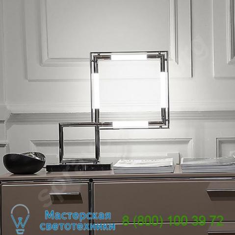 Quadl160n quadro vii led table lamp lumen center italia, настольная лампа