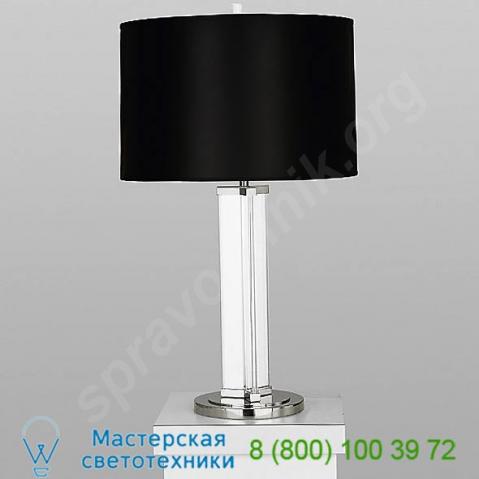 Robert abbey fineas crystal round table lamp 472b, настольная лампа