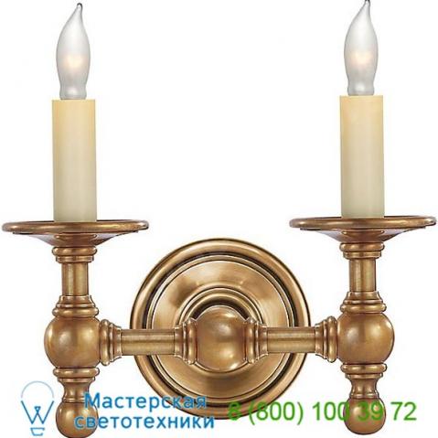 Visual comfort sl 2816an classic double wall sconce, настенный светильник бра