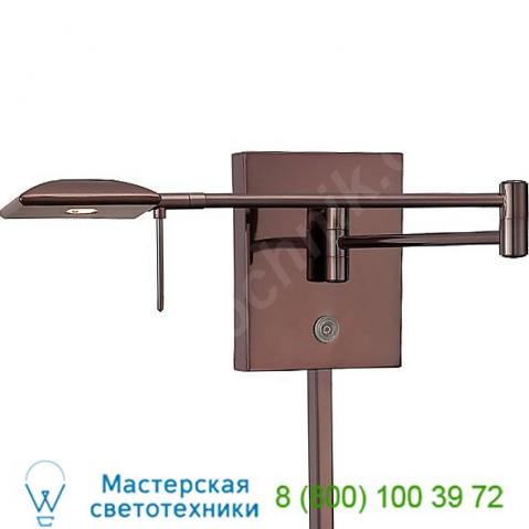 Georges reading room p4328 led swing arm wall lamp p4328-084 george kovacs, бра