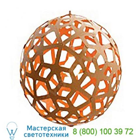 Coral pendant light david trubridge cor-0400-car-car, подвесной светильник