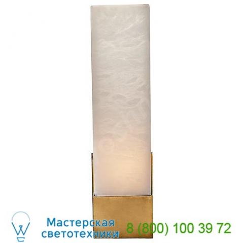 Covet tall box bath sconce kw 2112ab-alb visual comfort, бра