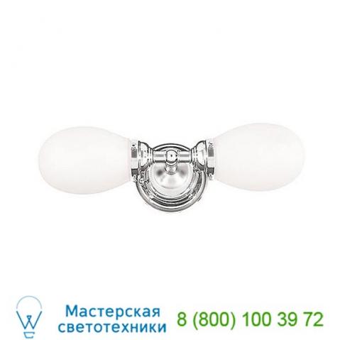 Ob-102-pc edison 2 light bath light - open box return hudson valley lighting, опенбокс