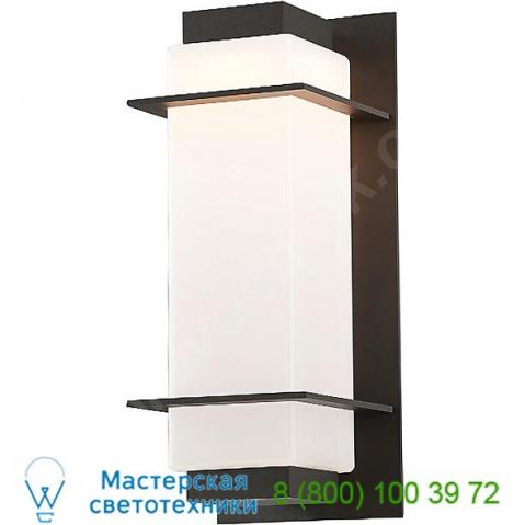 Troy lighting bl4601bz paradox led outdoor wall sconce, уличный настенный светильник