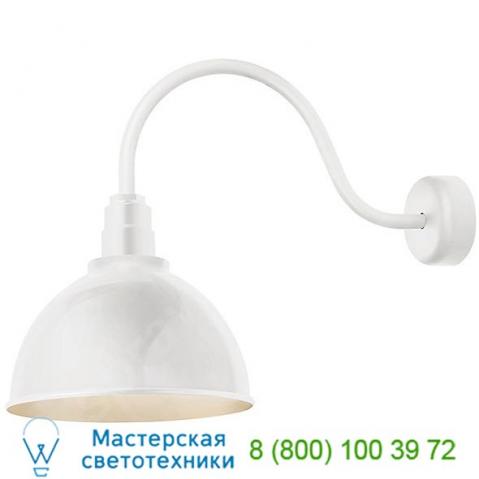 Ob-rd12mwt3ll23 troy rlm lighting deep reflector outdoor wall sconce(white/12in/23in)-open box