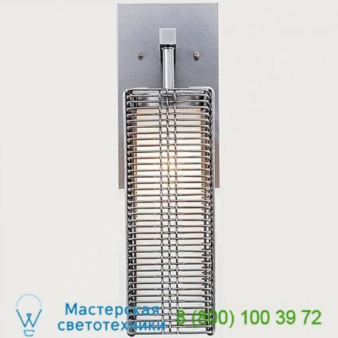 Hammerton studio outdoor downtown mesh wall sconce odb0038-11-ag-f-e2, уличный настенный светильник