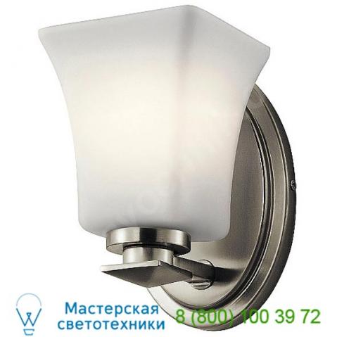 Clare bathroom wall sconce kichler 45896ni, настенный бра