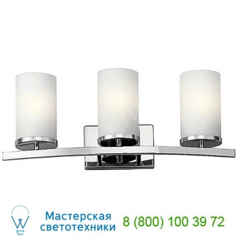 Kichler crosby bath light 45496ch, светильник для ванной