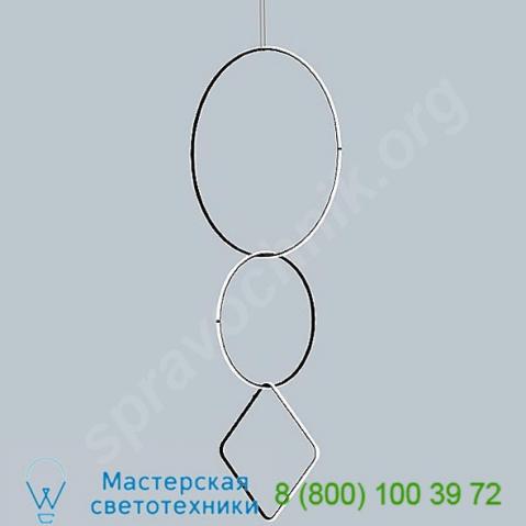 Flos arrangements round large round medium square large three element suspension , светильник