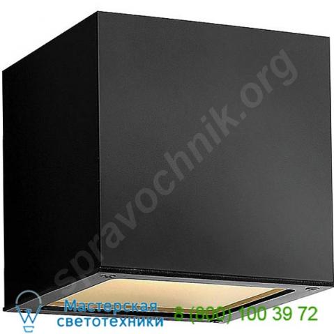 1769bz hinkley lighting kube led outdoor up/downlight, уличный настенный светильник