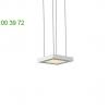 Sonneman lighting chromaglo bright white square led pendant light , светильник