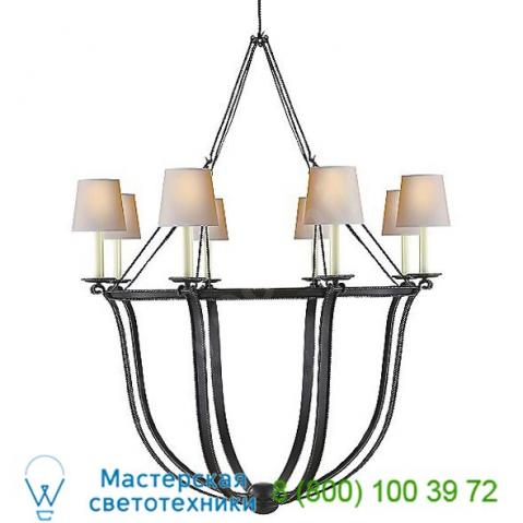 Lancaster 8-light chandelier chc 1577ai-np visual comfort, светильник