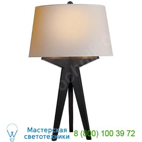 Russell modern tripod table lamp cha 8994ai-np visual comfort, настольная лампа