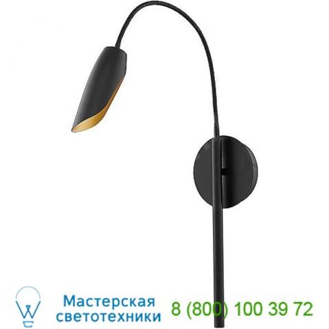 Fr35800blk fredrick ramond bowery led wall light, настенный светильник