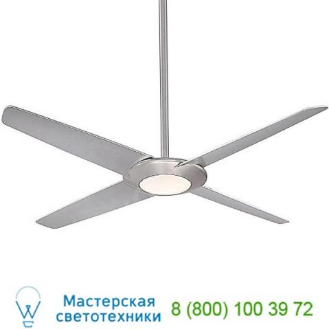 Pancake xl ceiling fan f739l-bn minka aire fans, светильник
