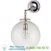 Katie globe bathroom wall light tob 2226bz/g4-cg visual comfort, настенный бра