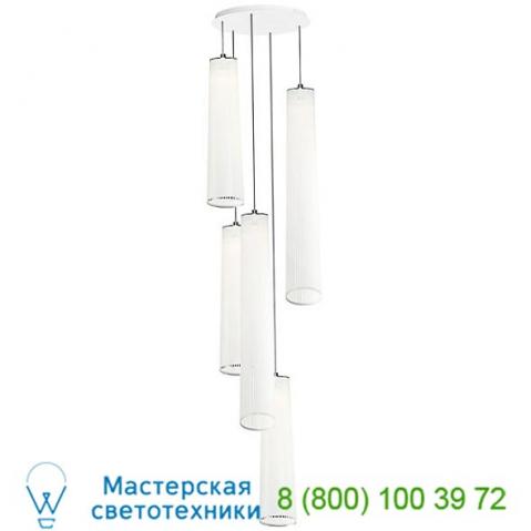 Pablo designs soli chan mix 24/48 - 5 wht mixed solis 5 chandelier, светильник