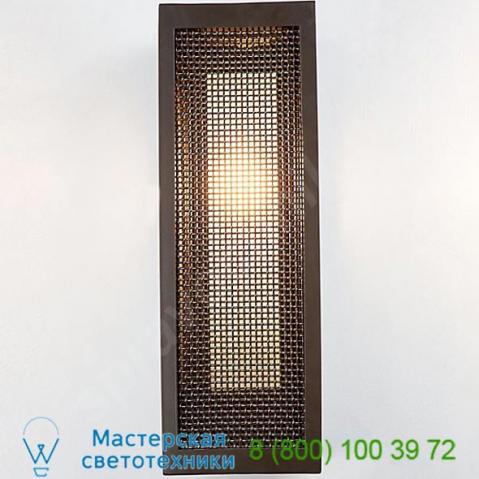 Hammerton studio odb0027-18-ag-m1-e2 mesh outdoor double box wall sconce, уличный настенный