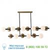 Arteriors 89434 wahlburg 2-tiered linear suspension light, светильник
