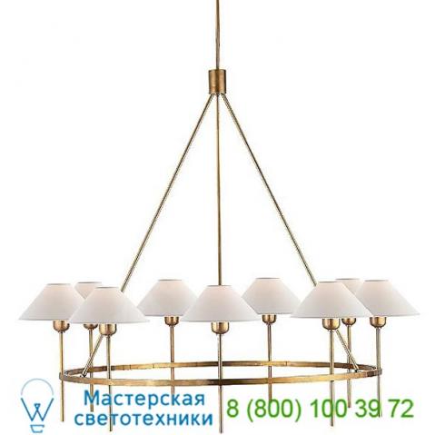 Hackney 9-light chandelier sp 5014bz-np visual comfort, светильник