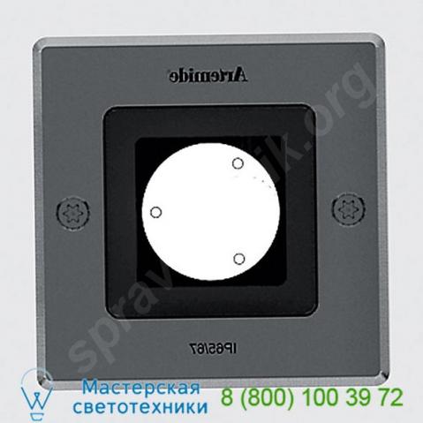 Usc-t4002spw08 artemide ego recessed square outdoor led floor light, уличный торшер