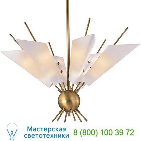 8066-agb cooper 12 light chandelier hudson valley lighting, светильник