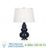 Robert abbey small triple gourd table lamp with metal base cr32x, настольная лампа