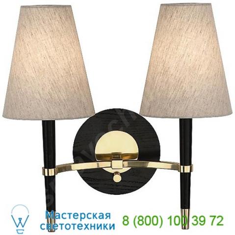 Robert abbey ventana double wall sconce 771, настенный светильник бра