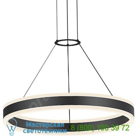 2303. 16 sonneman lighting double corona led pendant light, светильник