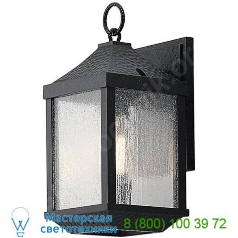 Kichler 49984dbk springfield outdoor wall light, уличный настенный светильник