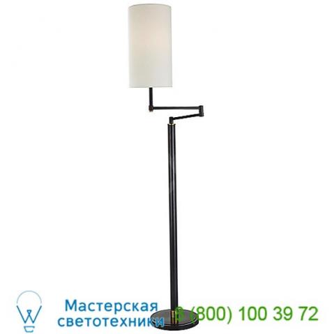 Anton swing arm floor lamp tob 1116bz/hab-l visual comfort, светильник