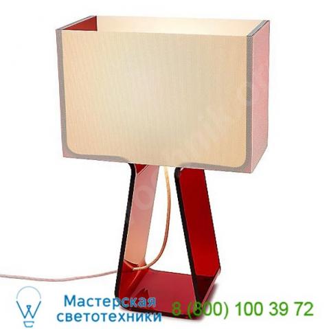 Pablo designs tube top table lamp - colors tt 14 red, настольная лампа