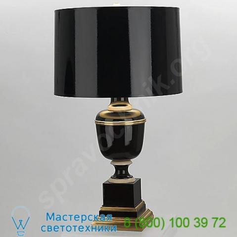 Annika table lamp (black with black painted/large) - open box robert abbey ob-2503, опенбокс