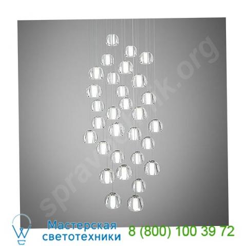 Beluga multispot 30-light round pendant light fabbian , светильник
