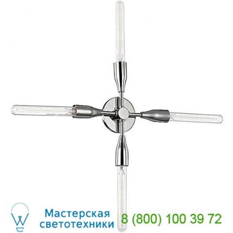 Tara 4 light wall sconce mitzi - hudson valley lighting h116104-agb, настенный светильник бра