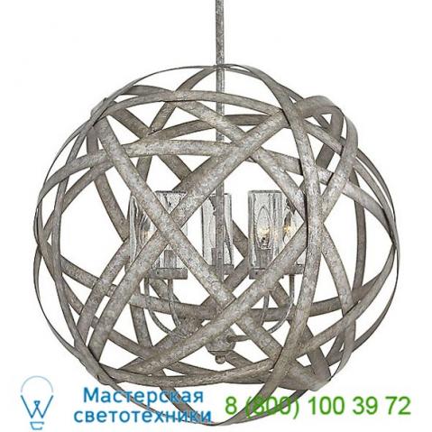 Ob-29705wz carson outdoor chandelier (weathered zinc/5 light) - open box return hinkley lighting