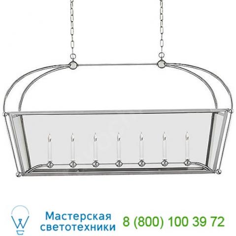 Visual comfort plantation 7-light linear suspension light chc 5438ab-cg, светильник