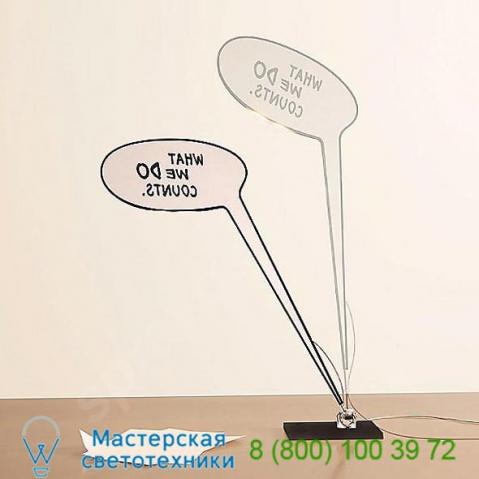 Ingo maurer 704100 what we do counts desk lamp, настольная лампа