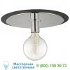 H137501s-agb/bk mitzi - hudson valley lighting milo flush mount ceiling light, светильник